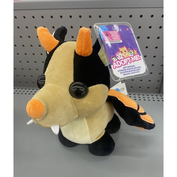 Adopt Me Legendary Pet Bat Dragon 8-Inch Plush w/Hang tag & Witch Hat Code - Picture 1 of 5
